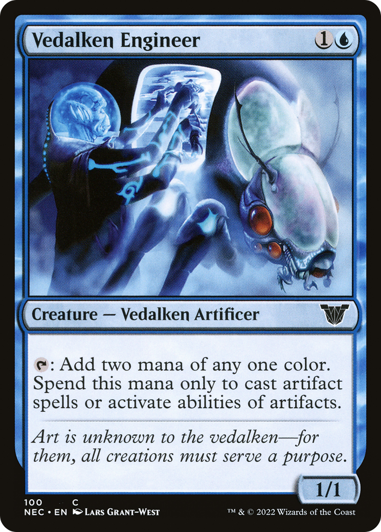 {C} Vedalken Engineer [Kamigawa: Neon Dynasty Commander][NEC 100]