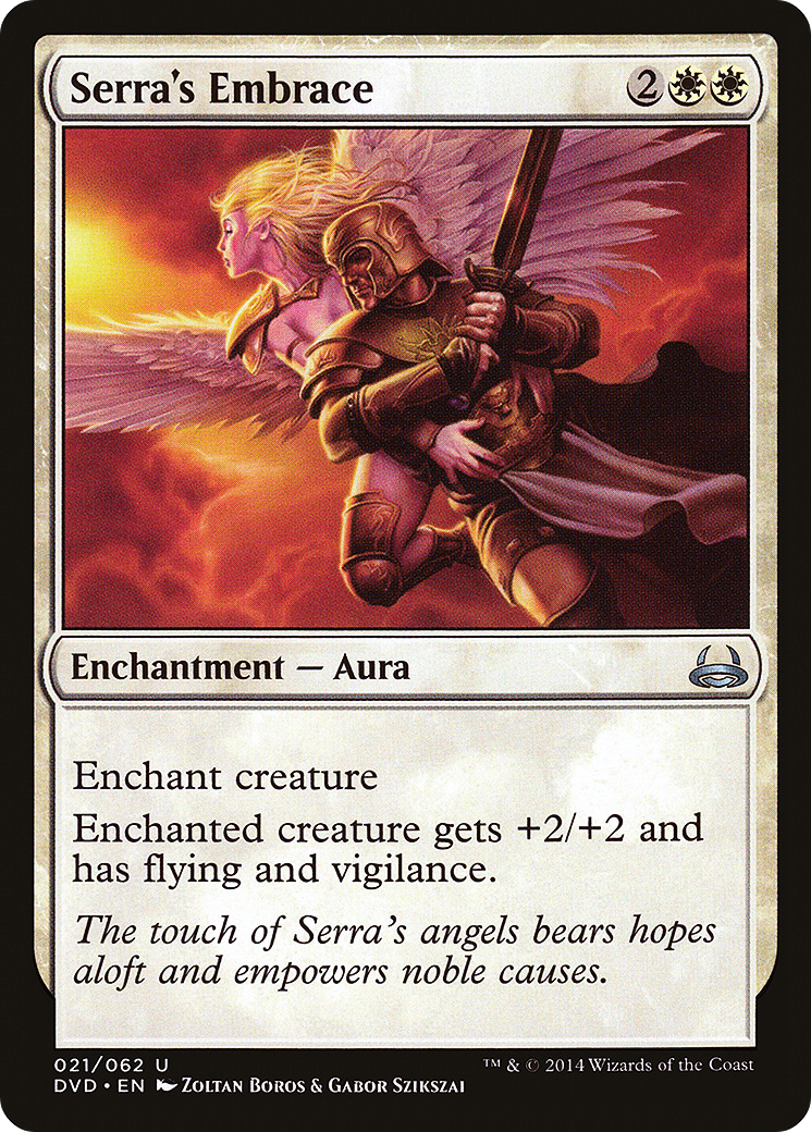{C} Serra's Embrace (Divine vs. Demonic) [Duel Decks Anthology][DVD 021] - Misty Mountain Games