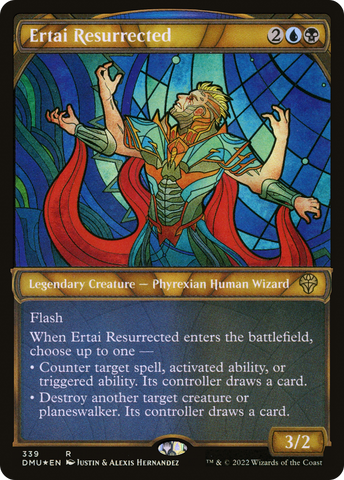 {R} Ertai Resurrected (Showcase Textured) [Dominaria United][DMU 339]