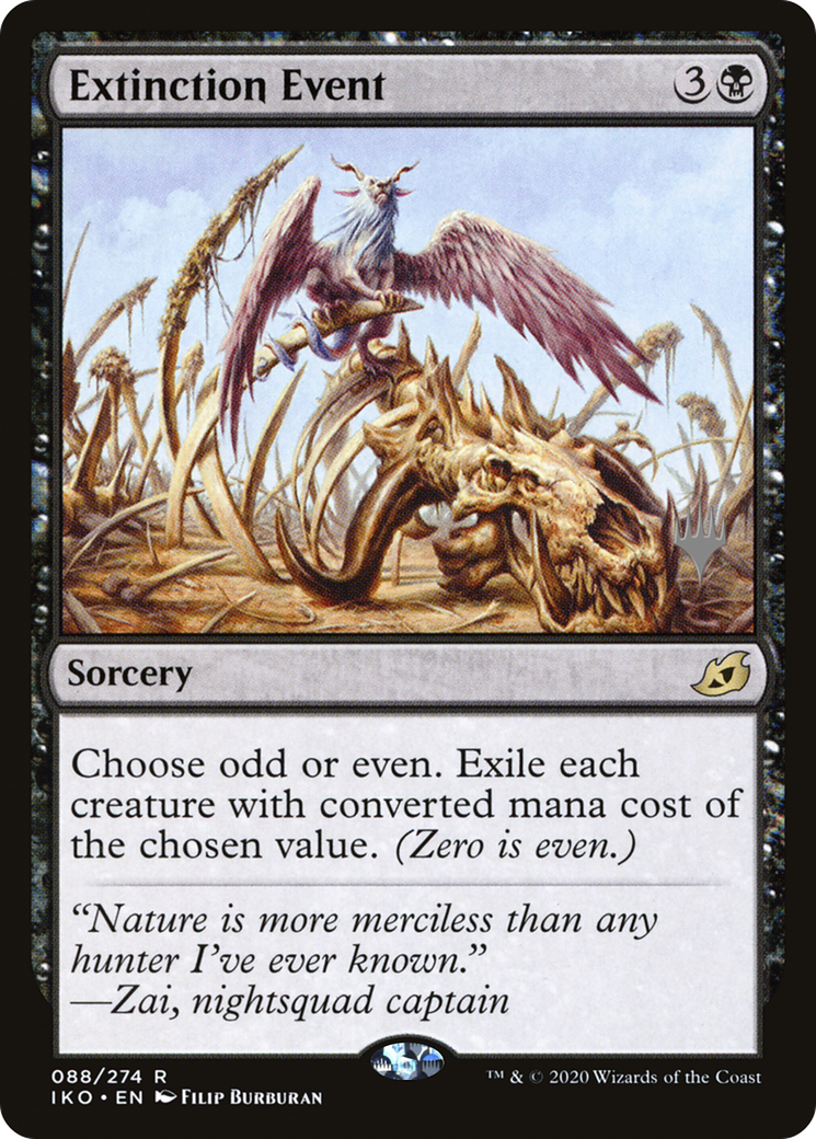 {R} Extinction Event (Promo Pack) [Ikoria: Lair of Behemoths Promos][PP IKO 088]