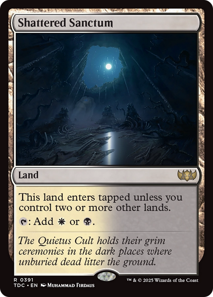 {R} Shattered Sanctum [Tarkir: Dragonstorm Commander][TDC 391]