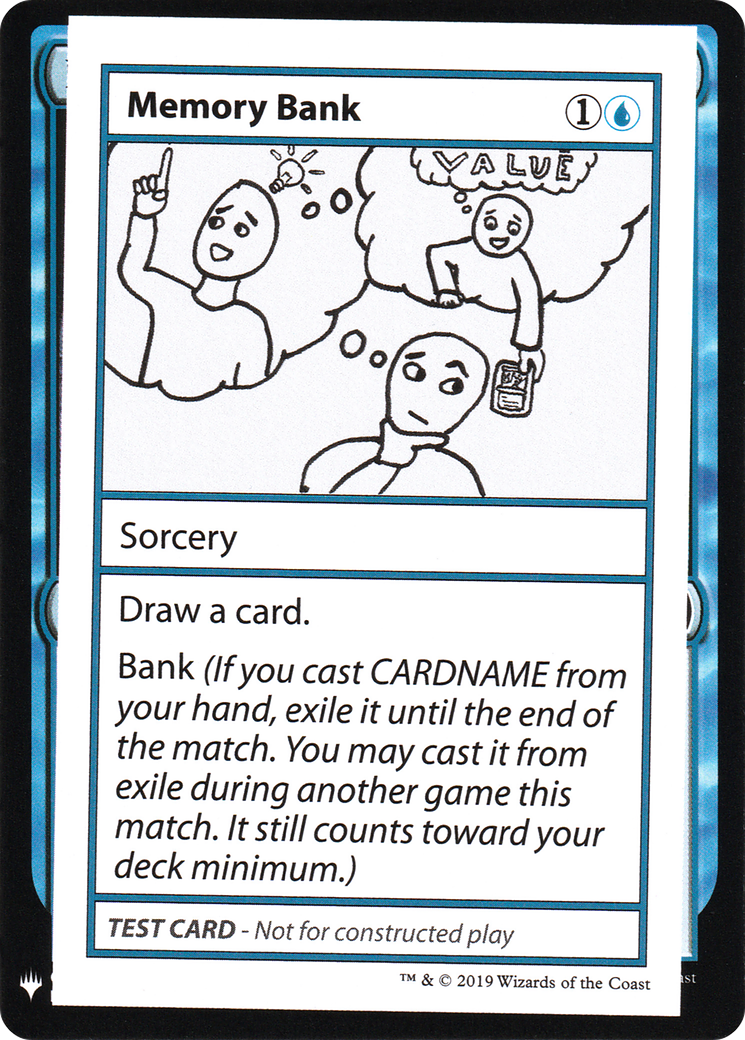 {R} Memory Bank [Mystery Booster Playtest Cards][CON CMB1 027]