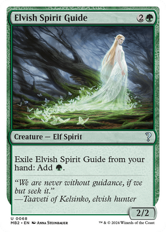 {C} Elvish Spirit Guide (Future Sight) [Mystery Booster 2][MB2 068]