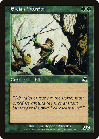 {C} Elvish Warrior [Onslaught][ONS 260]