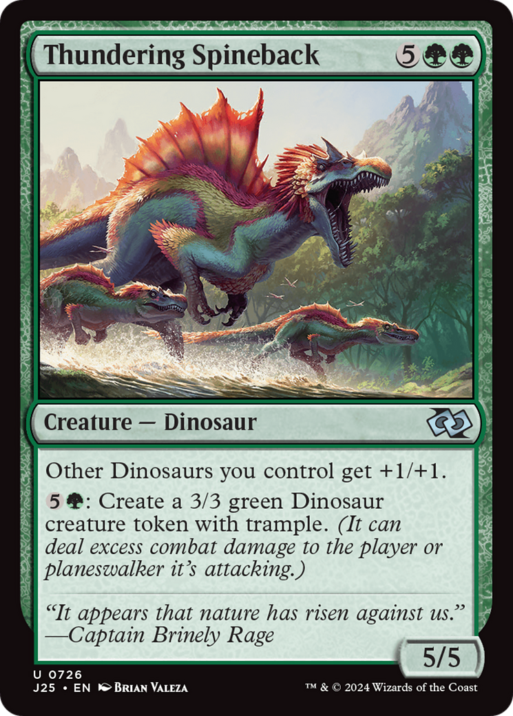 {C} Thundering Spineback [Foundations Jumpstart][J25 726]