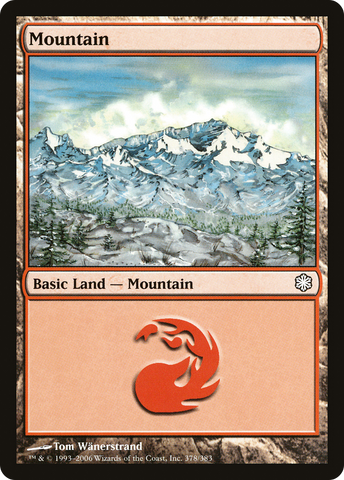 {B}[CST 378] Mountain (378) [Coldsnap Theme Decks]