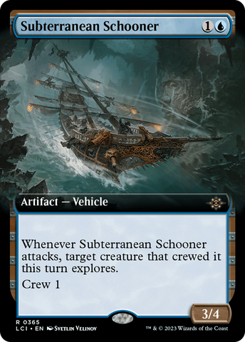 {@R} Subterranean Schooner (Extended Art) [The Lost Caverns of Ixalan][LCI 365]