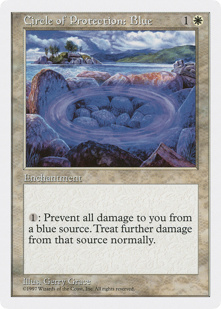 {C} Circle of Protection: Blue [Fifth Edition][5ED 018]