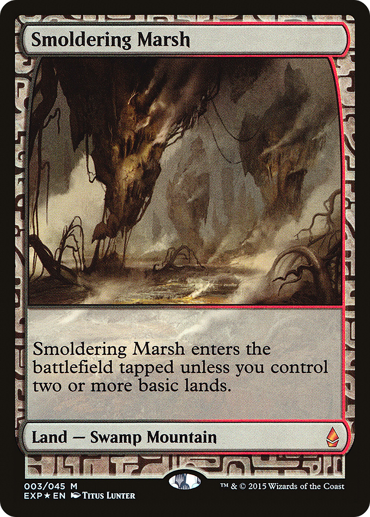 {R} Smoldering Marsh [Zendikar Expeditions][EXP 003] - Misty Mountain Games