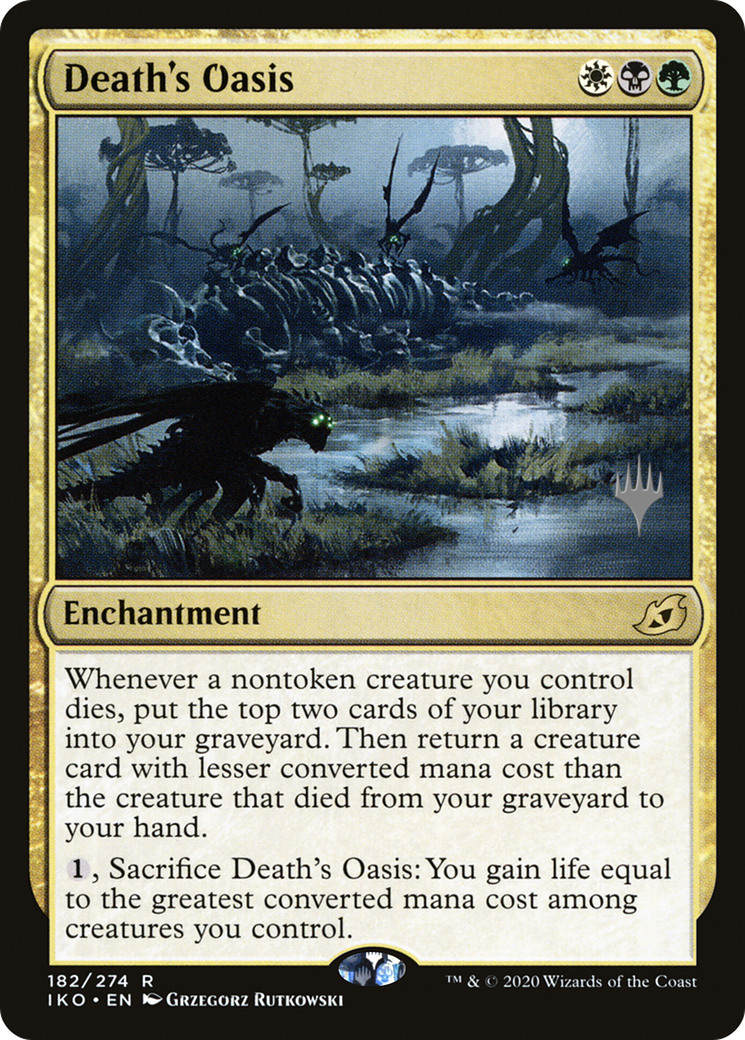 {R} Death's Oasis (Promo Pack) [Ikoria: Lair of Behemoths Promos][PP IKO 182]
