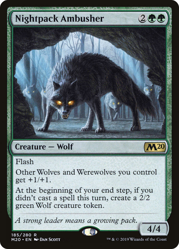 {R} Nightpack Ambusher [Core Set 2020][M20 185]