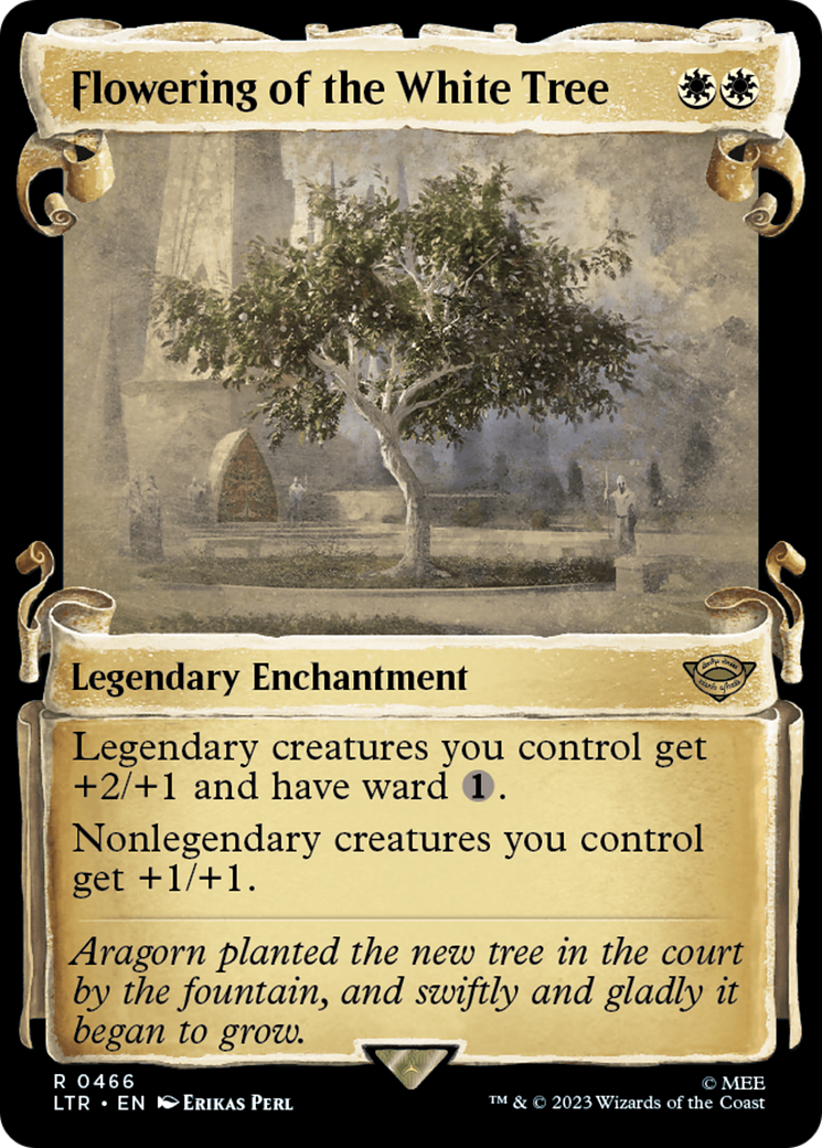 {R} Flowering of the White Tree [The Lord of the Rings: Tales of Middle-Earth Showcase Scrolls][LTR 466]