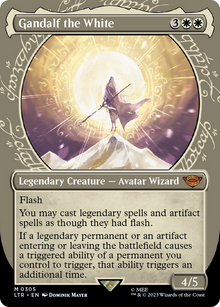 {R} Gandalf the White (Showcase Ring Frame) [The Lord of the Rings: Tales of Middle-Earth][LTR 305]