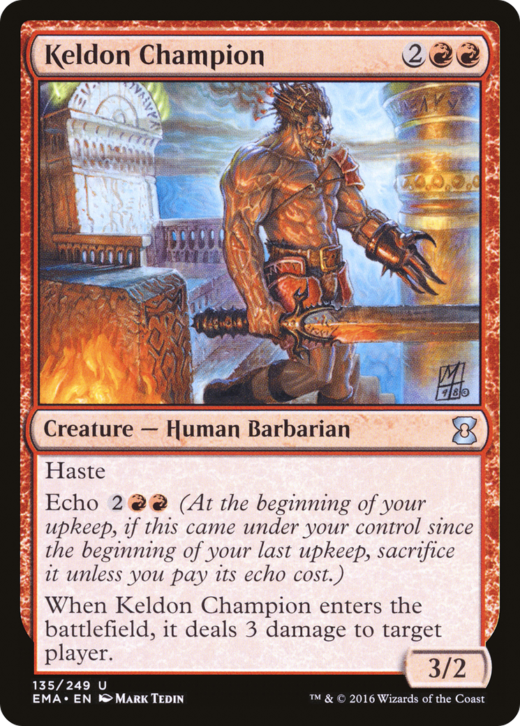 {C} Keldon Champion [Eternal Masters][EMA 135]