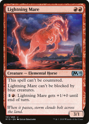 {C} Lightning Mare [Core Set 2019][M19 151]