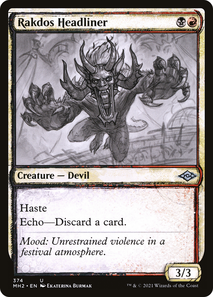 {C} Rakdos Headliner (Showcase): (Showcase) [Modern Horizons 2] [MH2 374]