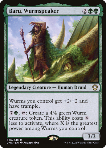 {R} Baru, Wurmspeaker [Dominaria United Commander][DMC 026]