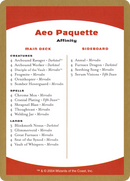 {C} Aeo Paquette Decklist [World Championship Decks 2004][GB WC04 AP0B]
