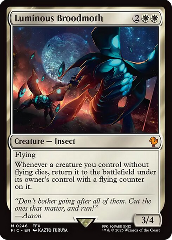 {R} Luminous Broodmoth [FINAL FANTASY Commander][FIC 246]
