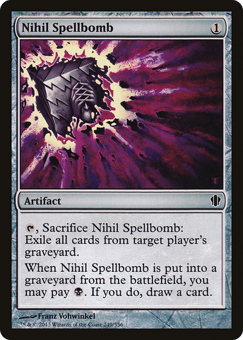 {C} Nihil Spellbomb [Commander 2013][C13 249]