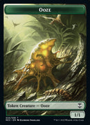 {T} Ooze (025) // Treasure (015) Double-sided Token [Streets of New Capenna Commander Tokens][TNCC 025]