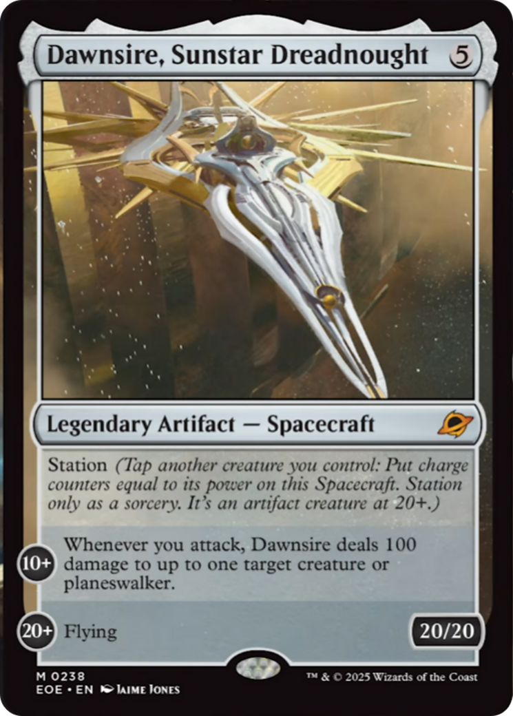 {@@ EOE R} Dawnsire, Sunstar Dreadnought [Edge of Eternities][EOE 238]