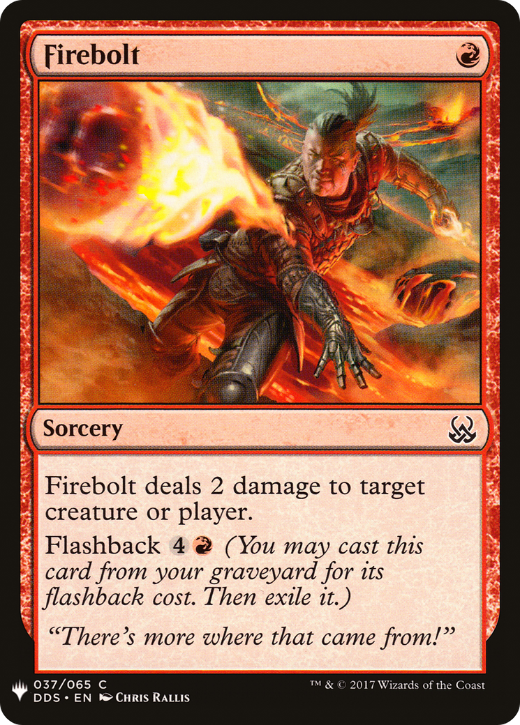 {C} Firebolt [Mystery Booster][LS DDS 037]