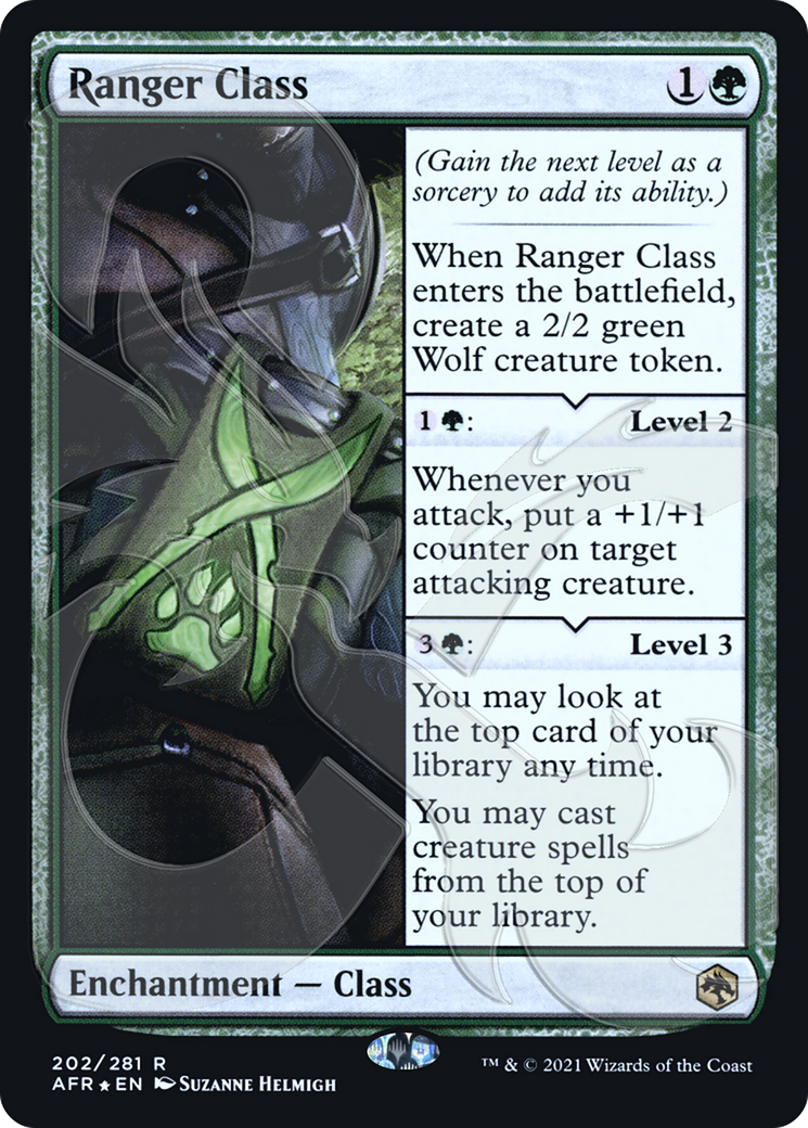 {R} Ranger Class (Ampersand Promo) [Dungeons & Dragons: Adventures in the Forgotten Realms Promos][AMP AFR 202]