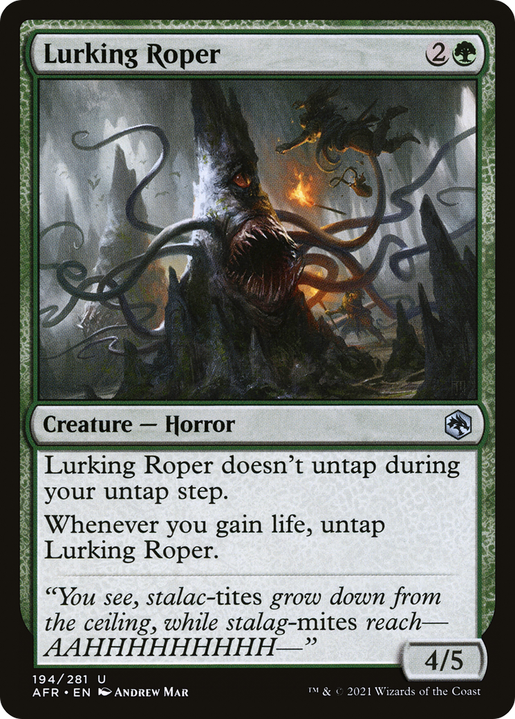 {C} Lurking Roper [Dungeons & Dragons: Adventures in the Forgotten Realms][AFR 194]