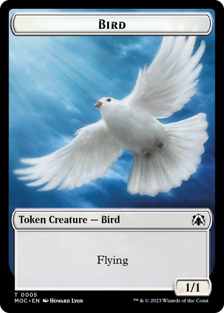 {T} Bird // Kobolds of Kher Keep Double-Sided Token [March of the Machine Commander Tokens][TMOC 005]