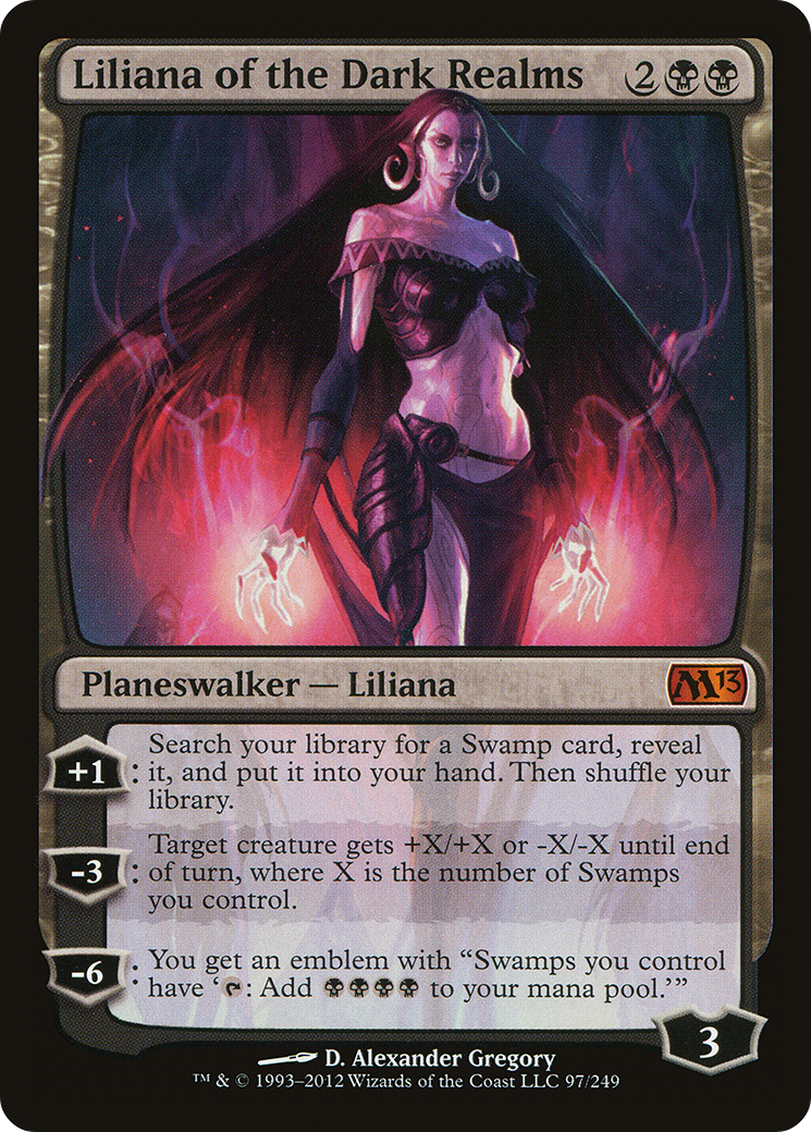 {R} Liliana of the Dark Realms [Magic 2013][M13 097] - Misty Mountain Games