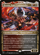 {R} Risona, Asari Commander (Showcase Samurai) [Kamigawa: Neon Dynasty][NEO 330]