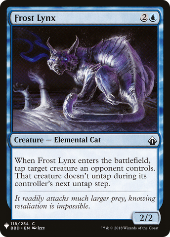 {C} Frost Lynx [Mystery Booster][LS BBD 118]