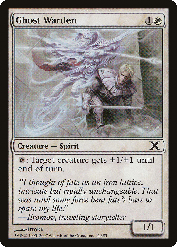 {C} Ghost Warden [Tenth Edition][10E 016]