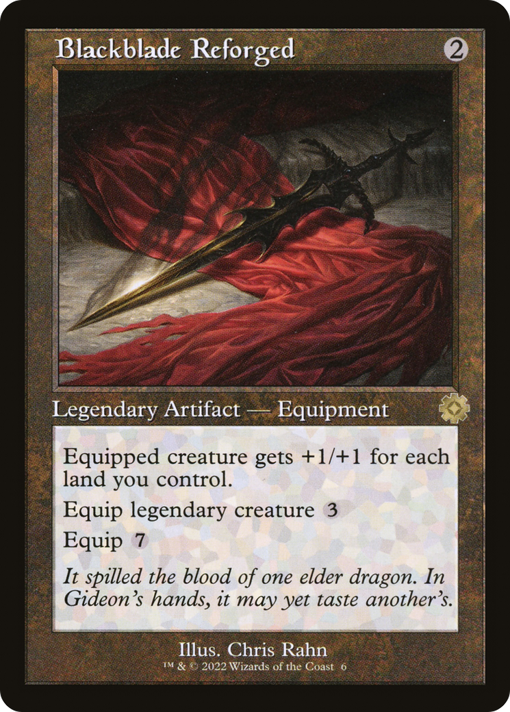 {R} Blackblade Reforged (Retro) [The Brothers' War Retro Artifacts][BRR 006] - Misty Mountain Games