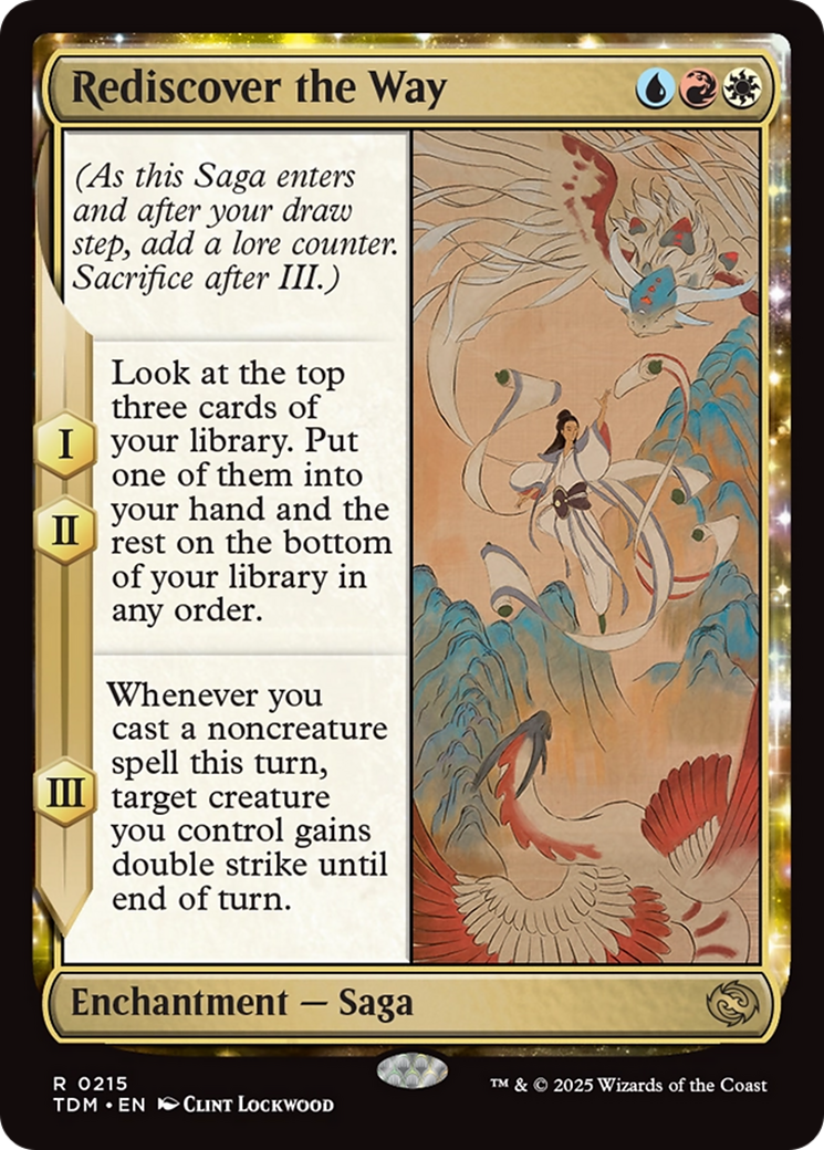 {@R} Rediscover the Way [Tarkir: Dragonstorm][TDM 215]