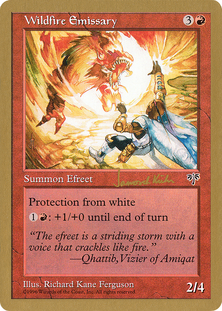 {C} Wildfire Emissary (Janosch Kuhn) [World Championship Decks 1997][GB WC97 JK203]