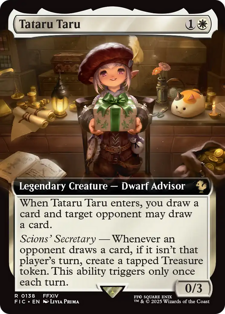 {R} Tataru Taru (Extended Art) [FINAL FANTASY Commander][FIC 138]