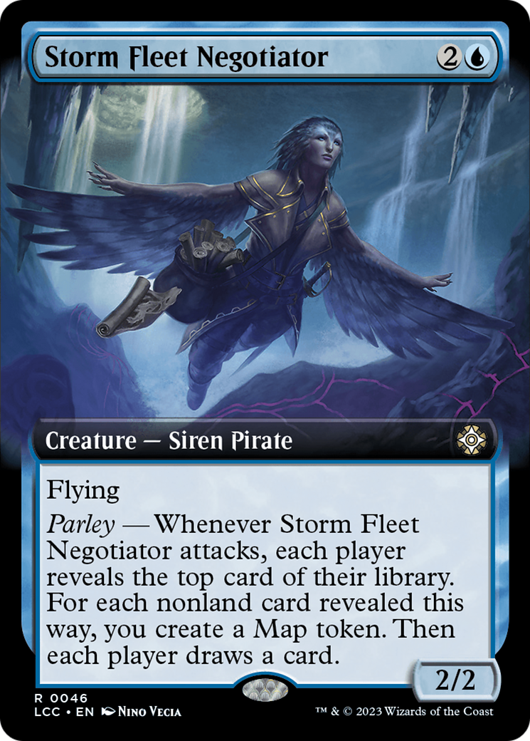 {R} Storm Fleet Negotiator (Extended Art) [The Lost Caverns of Ixalan Commander][LCC 046]