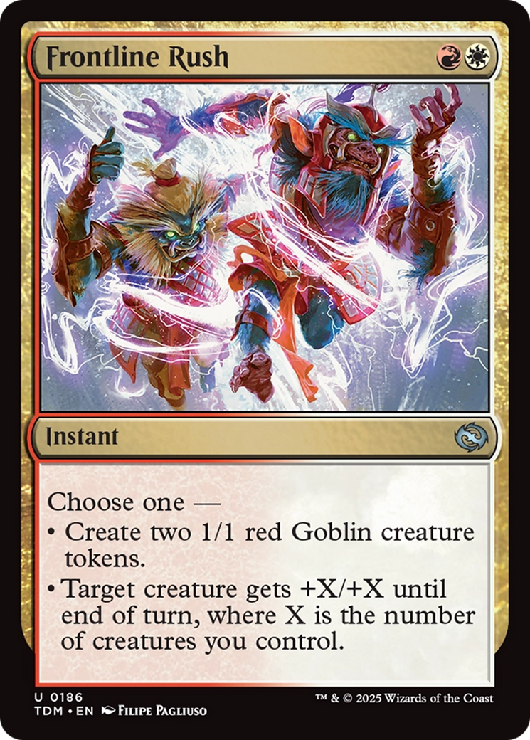 {@C} Frontline Rush [Tarkir: Dragonstorm][TDM 186]