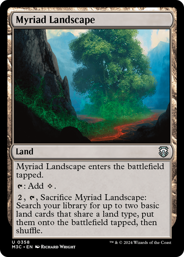 {C} Myriad Landscape [Modern Horizons 3 Commander][M3C 358]