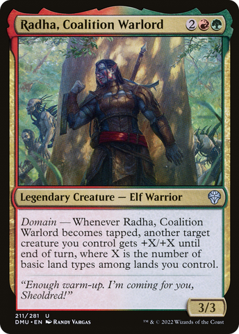 {C} Radha, Coalition Warlord [Dominaria United][DMU 211]