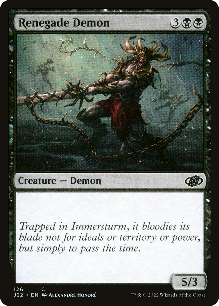 {C} Renegade Demon [Jumpstart 2022][J22 126]