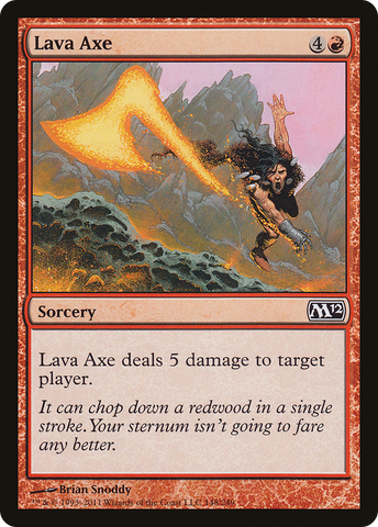 {C} Lava Axe [Magic 2012][M12 148]