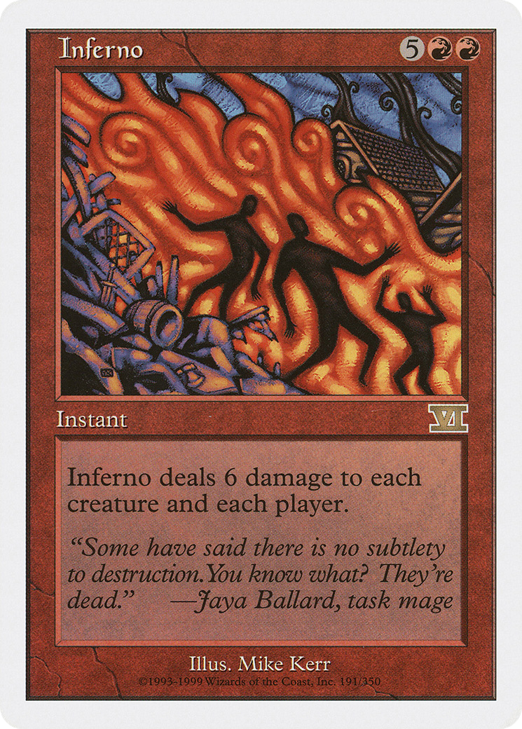 {R} Inferno [Classic Sixth Edition][6ED 191]