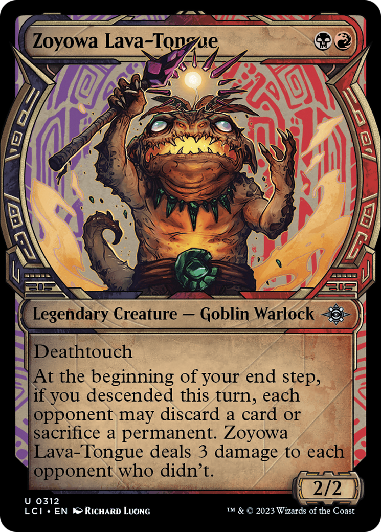 {@C} Zoyowa, Lava-Tongue (Showcase) [The Lost Caverns of Ixalan][LCI 312]
