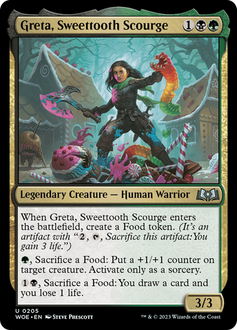 {@C} Greta, Sweettooth Scourge [Wilds of Eldraine][WOE 205]