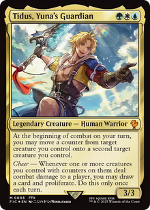 {R} Tidus, Yuna's Guardian [FINAL FANTASY Commander][FIC 005]