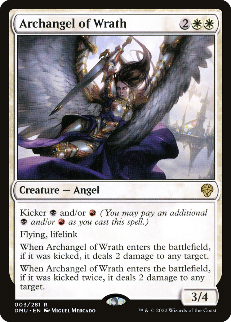 {R} Archangel of Wrath [Dominaria United][DMU 003]