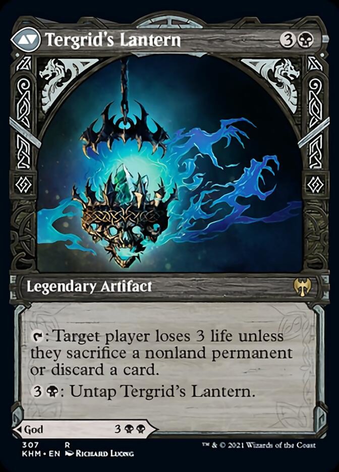 {R} Tergrid, God of Fright // Tergrid's Lantern (Showcase) [Kaldheim][KHM 307]